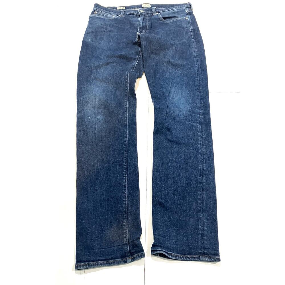 J Crew 1040 Jeans Mens 34x36 (Fits 36x32) Blue Kurabo Japanese Denim